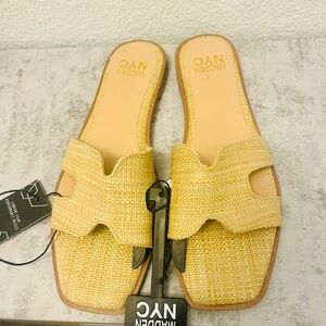 Steve Madden Mustard Women's Slide Sandals